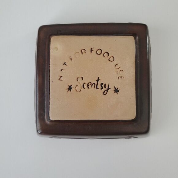 Scentsy Brown Hope Cross Celtic Full Size Electric Candle Wax Warmer Retired - Picture 5 of 11
